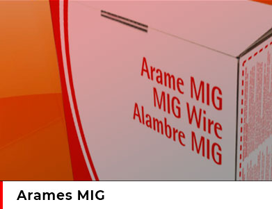 Consumíveis de soldagem pelo processo MIG com arames sólidos