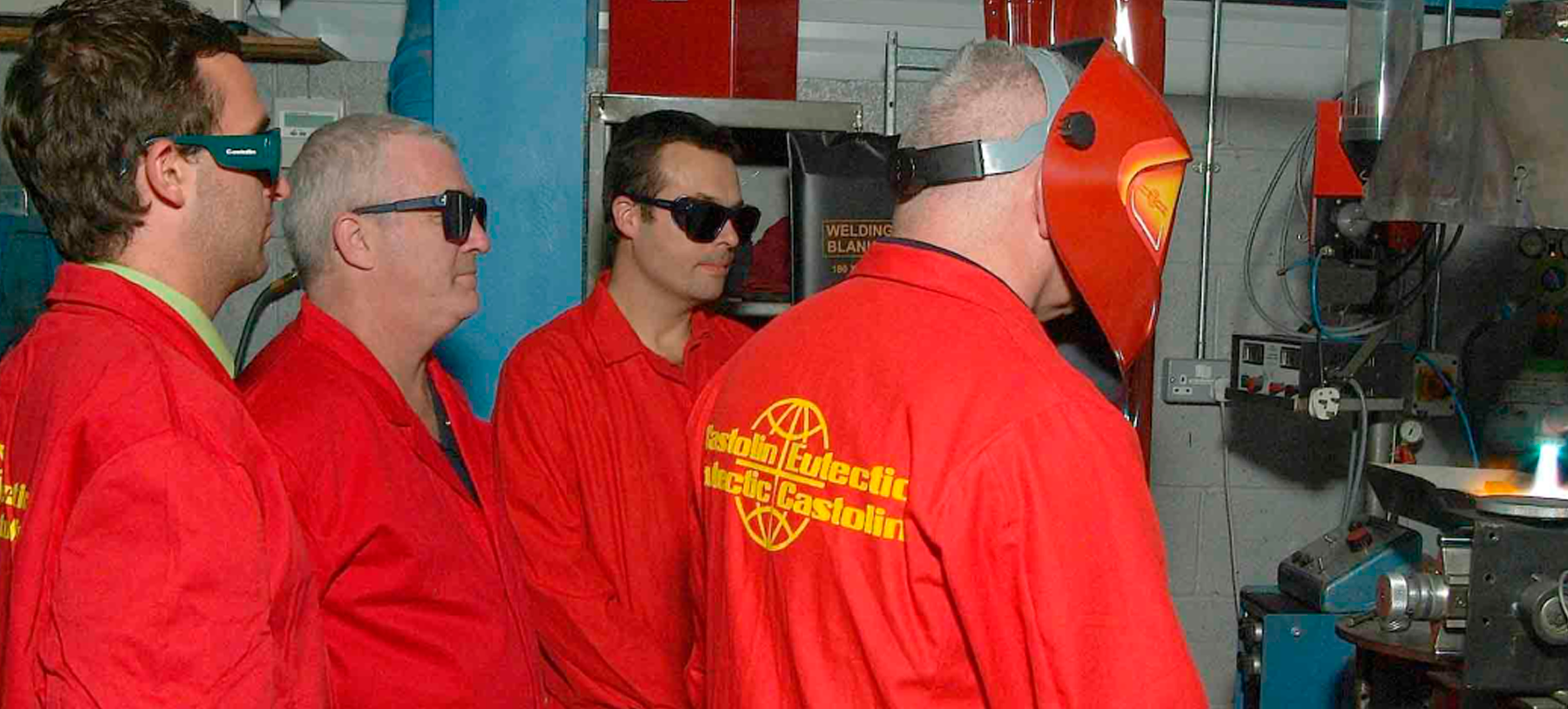 Treinamento em soldagem de manutenção